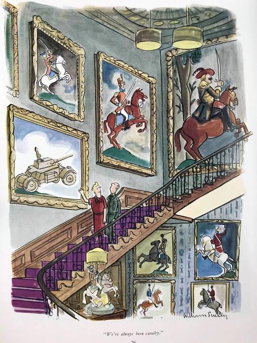 1952年1-6月 英国讽刺漫画杂志《笨拙》（含多幅彩色） 数百幅插图 漆布精装16开 商品图6