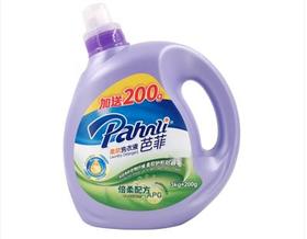 芭菲柔软洗衣液洁白倍净/倍柔配方3.2kg/瓶