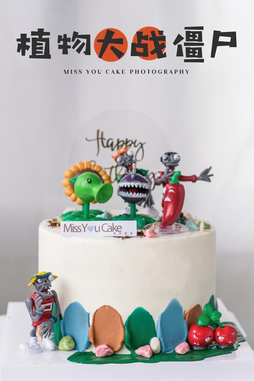 (南宁店)定制款蛋糕 - 植物大战僵尸 商品图0