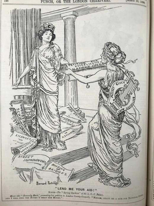 1899年1-6月 英国讽刺漫画杂志《笨拙》 数百幅插图 漆布精装16开 商品图5