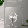爱必达超粘纳米透明挂钩称重7KG强力粘胶挂钩55×55mm3支装免打孔免钉无痕粘钩超承重 商品缩略图4