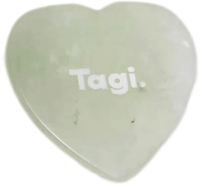 爱心画家天然石片伸缩气囊手持懒人通用多色支架(新山玉石)