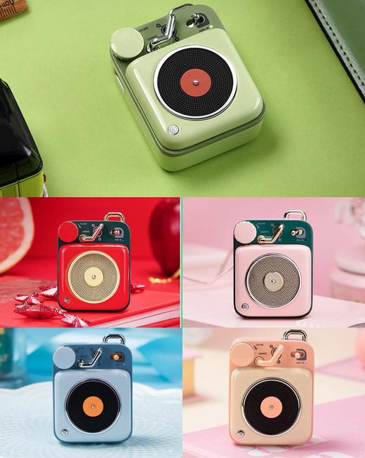 【半山书局】B14F  猫王原子唱机B612复古蓝牙音箱 商品图0