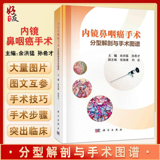 内镜鼻咽癌手术分型解剖与手术图谱 鼻咽癌解剖概述 内镜鼻腔、鼻窦解剖等 余洪猛 孙希才 主编 9787030705396科学出版社 商品图0