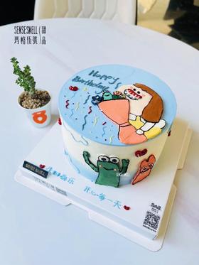 D295手绘卡通