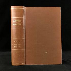 1875年12月-1876年5月 哈泼斯杂志 数百幅版画插图 精装18开