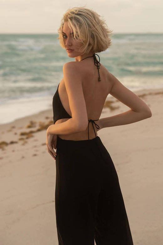 CG｜MacKenzie Jumpsuit [弹力露背连体裤] 商品图4