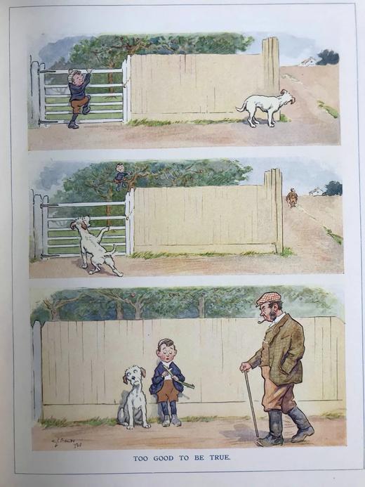 1936年7-12月 英国讽刺漫画杂志《笨拙》（含多幅彩色） 数百幅插图 漆布精装16开 商品图5