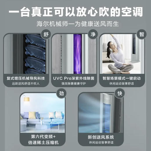 海尔（Haier）空调 KFR-72LW/28EAA81U1 机械师京馨 商品图1