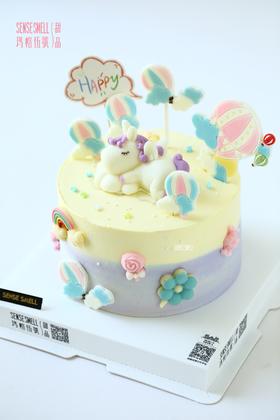 L326独角兽巧克力装饰