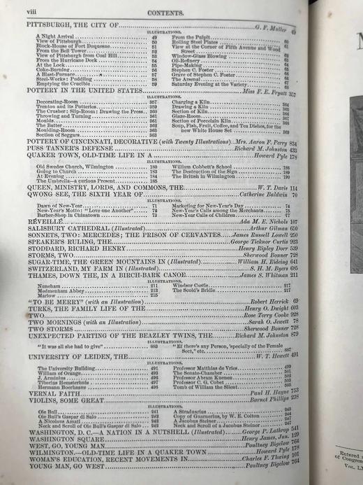 1880年12月-1881年5月 哈泼斯杂志 数百幅版画插图 精装16开 商品图4