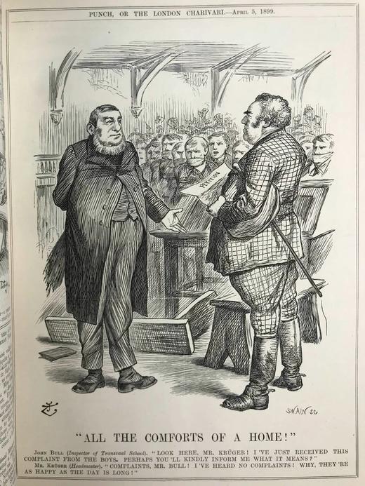 1899年1-6月 英国讽刺漫画杂志《笨拙》 数百幅插图 漆布精装16开 商品图3