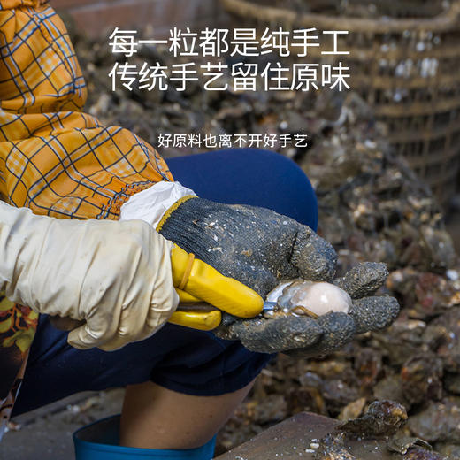 港岛姑娘 海蛎肉当天现剥去壳小牡蛎蚵生蚝肉肥美多汁鲜甜嫩滑220g/盒活冻 商品图3
