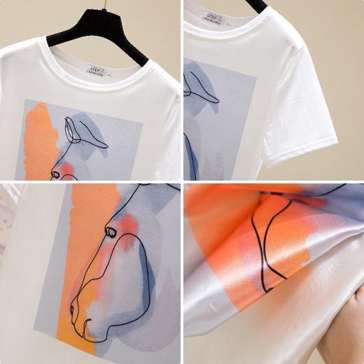 漂亮短袖t恤薄款别致上衣夏设计感小众上衣MZ802347 商品图3