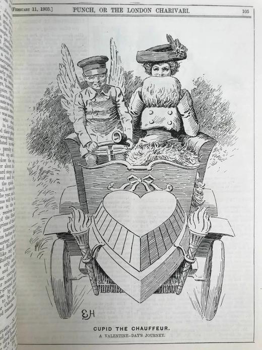 1903年1-6月 英国讽刺漫画杂志《笨拙》 数百幅插图 漆布精装16开 商品图13