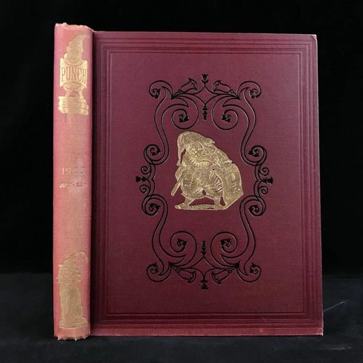 1905年7-12月 英国讽刺漫画杂志《笨拙》 数百幅插图 漆布精装16开 商品图0