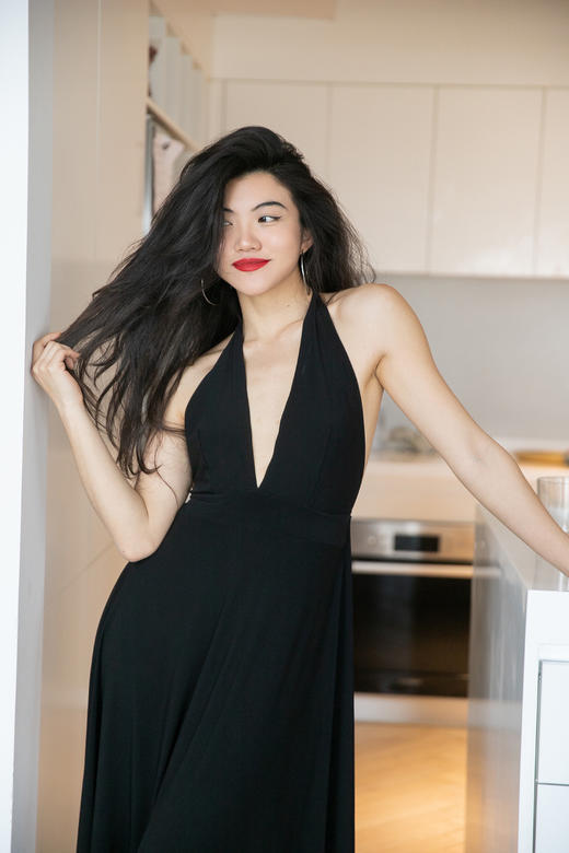 CG｜St. Tropez Dress [真丝深V连衣裙] 商品图1