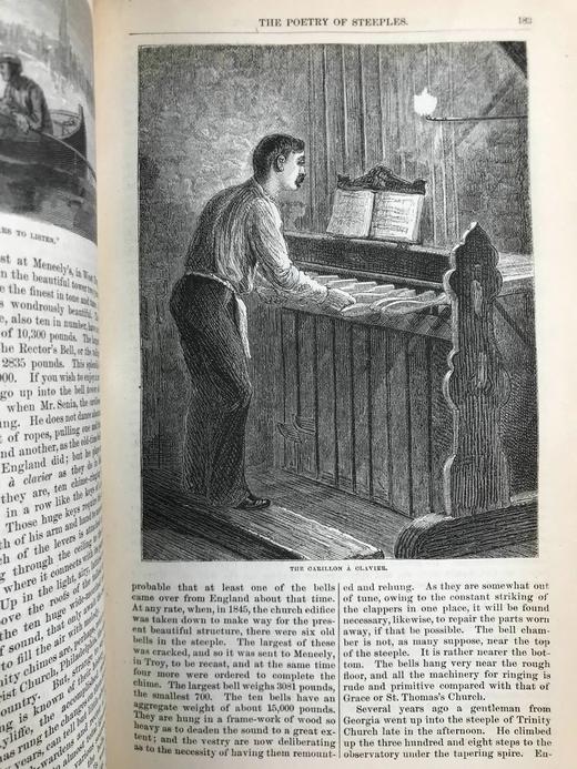 1875年12月-1876年5月 哈泼斯杂志 数百幅版画插图 精装18开 商品图7