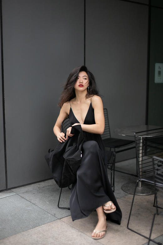 CG｜Dakota Dress [吊带深V松紧腰连衣裙] 商品图0