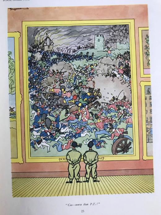 1952年1-6月 英国讽刺漫画杂志《笨拙》（含多幅彩色） 数百幅插图 漆布精装16开 商品图8