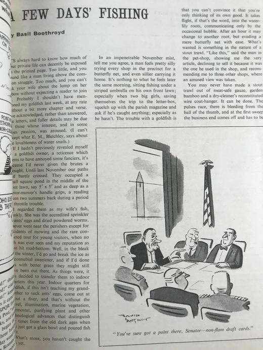 1968年1-6月 英国讽刺漫画杂志《笨拙》（含多幅彩色） 数百幅插图 漆布精装16开 商品图12