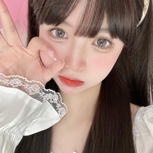 kikicon 月抛美瞳 迷雾白茶 直径14.5mm 着色14.2mm 商品图5