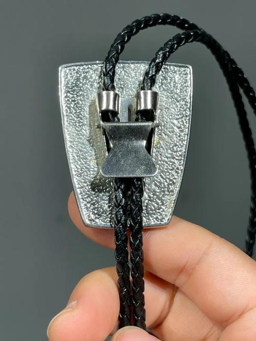 纯银嚮尾蛇纹编牛皮领口链，顺丰包邮 商品图10