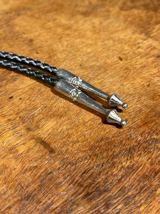 纯银嚮尾蛇纹编牛皮领口链，顺丰包邮 商品图5