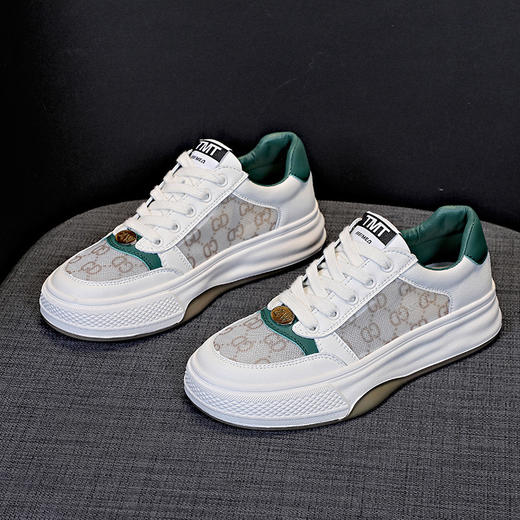 2022夏季新款厚底休闲百搭网鞋女小白鞋 AM149 商品图2