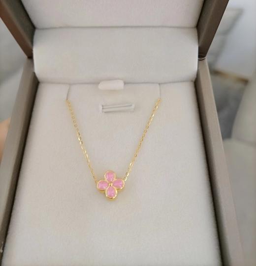 百货世界-老庙足金吊坠+925银项链 商品图0