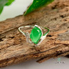 派瑞翡翠 18k金翡翠戒指 冰种 绿色 商品缩略图0