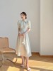 （清仓现货）【社群供V】复古改良白色旗袍新款法式连衣裙短袖气质裙子涤纶 商品缩略图2