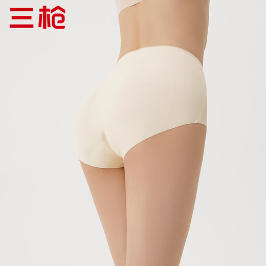 Threegun三枪 【锦纶】高腰女士三角内裤（1条装）-40932B011 商品图4