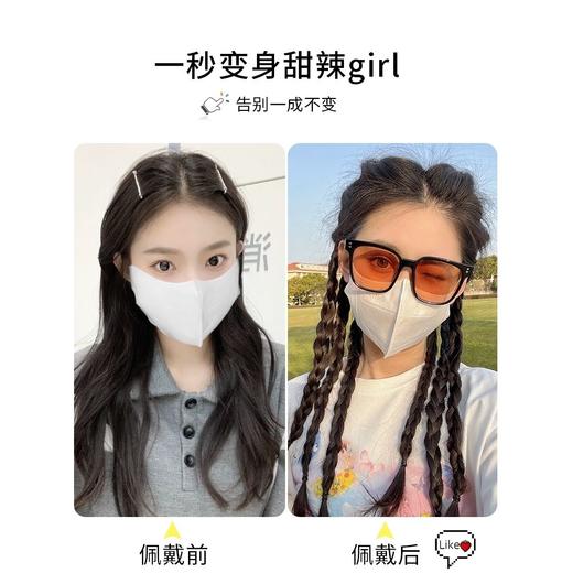 甜酷辣妹拳击辫假发辫子女绑带式马尾网红同款脏辫假发鱼骨麻花辫 商品图1