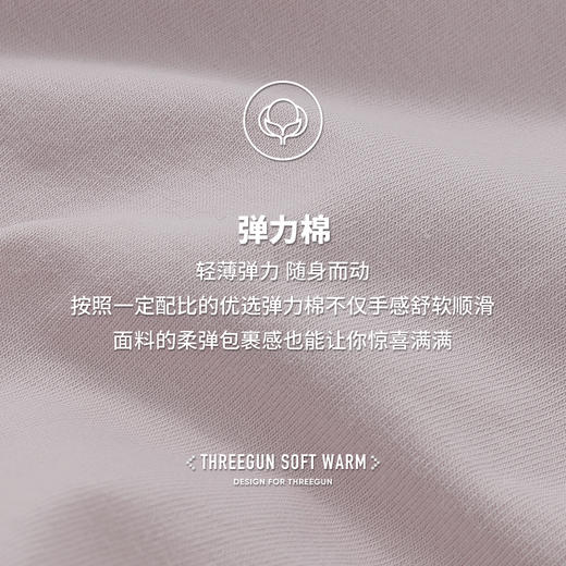 Threegun三枪 【弹力棉】花边无痕女士三角内裤（1条装）-40964B011 商品图8