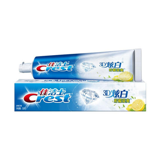 佳洁士3D炫白柠檬茶爽牙膏【120克】 商品图0