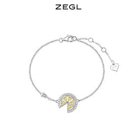 ZEGL设计师925纯银柠檬手链女生夏ing小众设计2022年新款闺蜜手饰