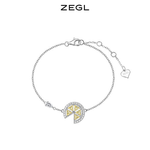 ZEGL设计师925纯银柠檬手链女生夏ing小众设计2022年新款闺蜜手饰 商品图0