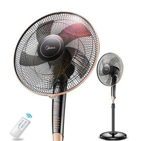 美的FS40-13GR（509543
）电风扇遥控版 落地扇 7.5H支持定时预约 家用风扇学生扇