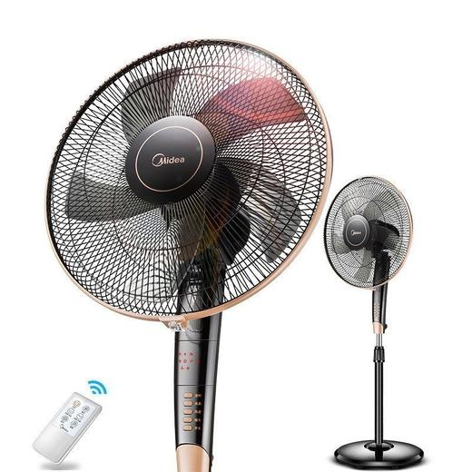 美的FS40-13GR（509543
）电风扇遥控版 落地扇 7.5H支持定时预约 家用风扇学生扇 商品图0