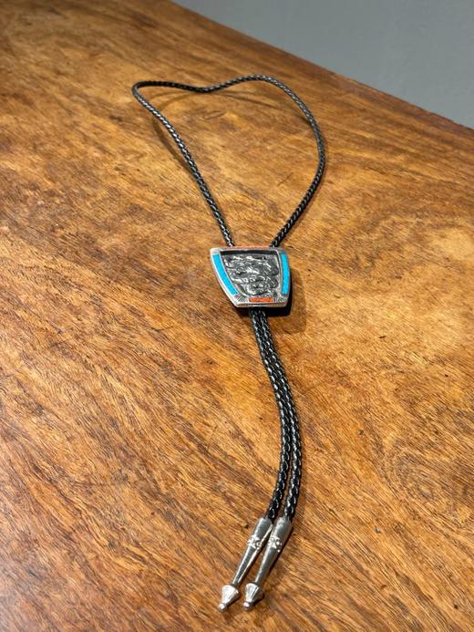 纯银嚮尾蛇纹编牛皮领口链，顺丰包邮 商品图4