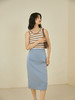 HeyDress缎面半身裙女夏季通勤百搭丝滑缎面开叉半裙优雅气质裙子 商品缩略图2