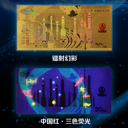【中国航天】神舟十四号发射成功纪念金券 单套 商品图5