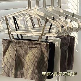【一字平口的设计，欧美高ji感】黛唯梵固定吊带背心女、时尚气质、夏季新款、小众设计、纯色简约、百搭内搭上衣热卖