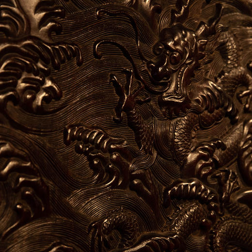 二十世纪 紫檀云龙纹大四件柜 商品图1