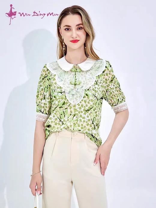 五丁目夏装娃娃领小衫 商品图0