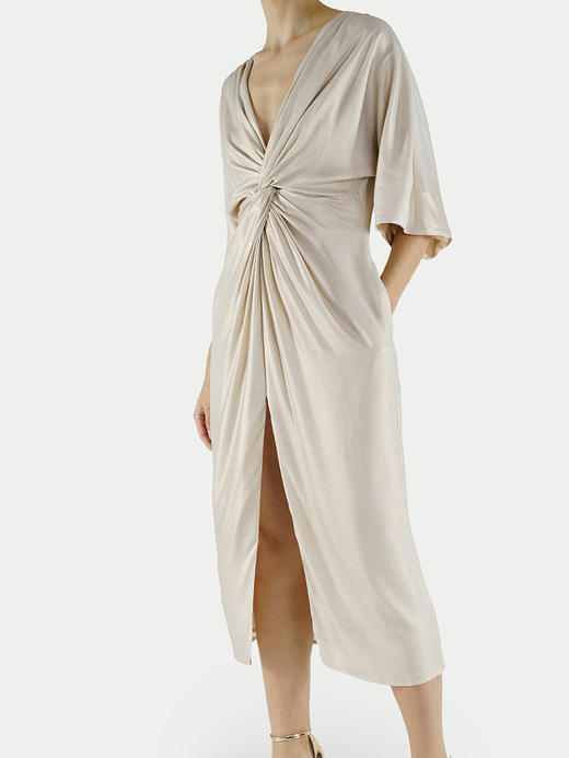 CG｜Lauren Dress [真丝扭结深V连衣裙] 商品图6