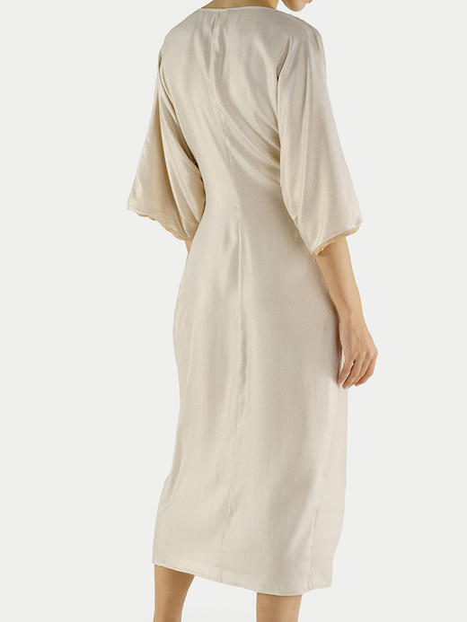 CG｜Lauren Dress [真丝扭结深V连衣裙] 商品图5