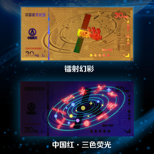 【中国航天】神舟十四号发射成功纪念金券 单套 商品图6