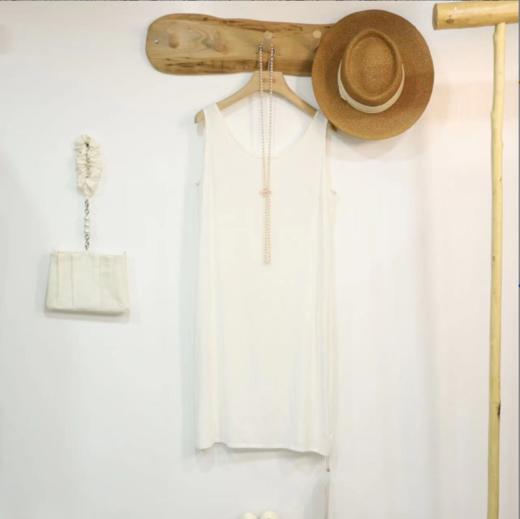 【抖音专属】吊带裙宽（1804026C-山矾） 商品图0